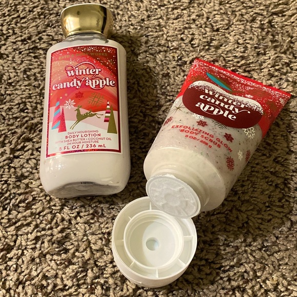 Winter Candy Apple Lotion & Body Scrub - Picture 3 of 3